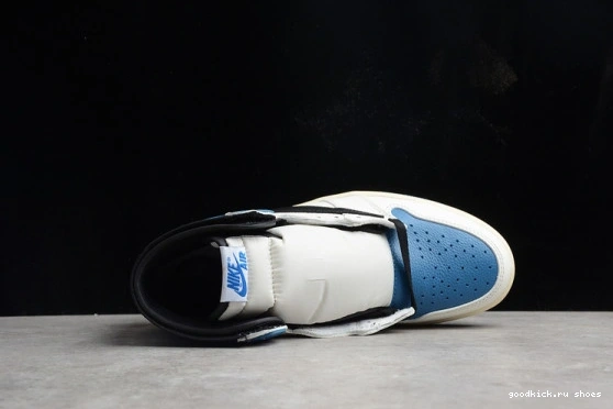 Blue Air DH3227-105 DH3227-105 x Jordan OG High 1 Military x Scott SP Travis Fragment 0428